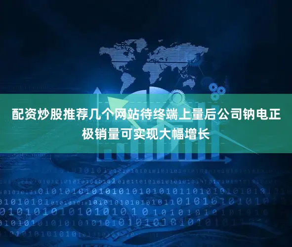配资炒股推荐几个网站待终端上量后公司钠电正极销量可实现大幅增长