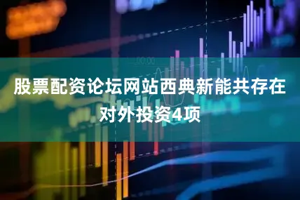 股票配资论坛网站西典新能共存在对外投资4项